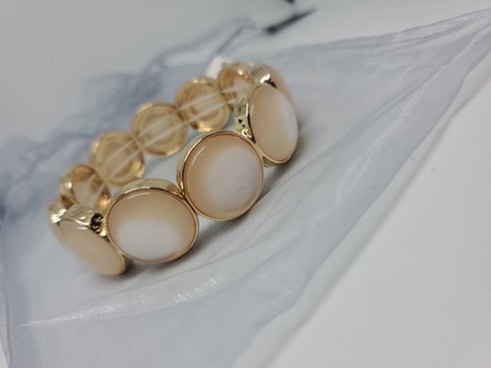 Style & Co Pink Resin Stretch Bracelet (New with Tags)